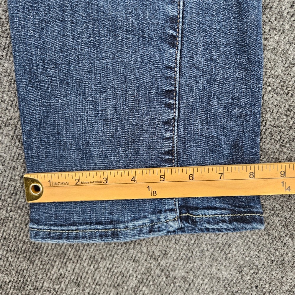 Levis 725 High Rise Bootcut Jeans Women's 26 Dark Wash Blue Denim Stretch Casual - Picture 6 of 9
